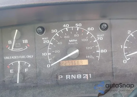 1992 Ford F150 из США, поврежденный, VIN 1FTEX15N2NKB33124